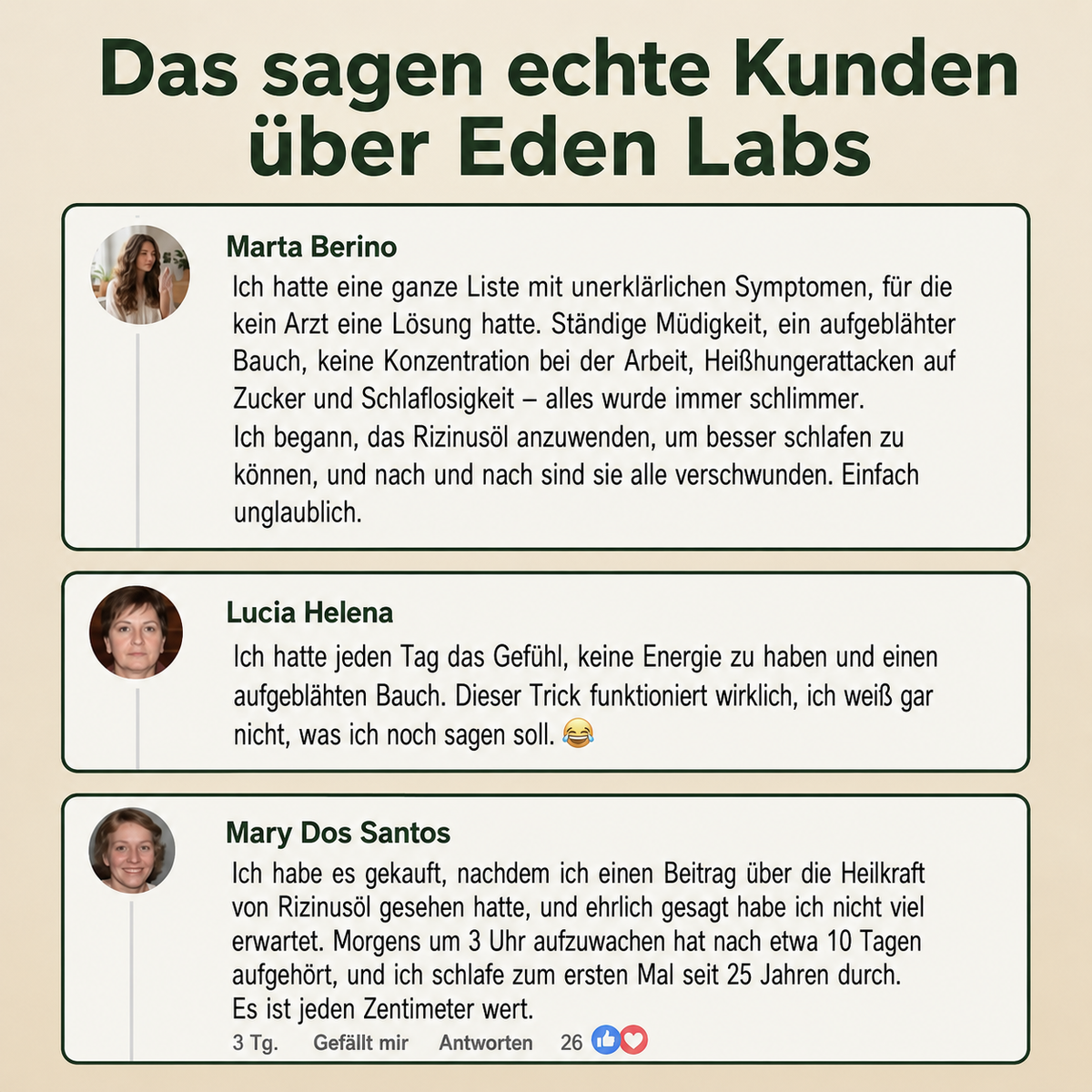 Detox-Pack mit Rizinusöl